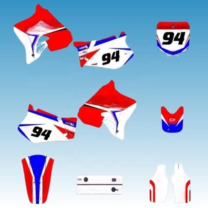 Autocollants de haute qualité TZ167 pour pièces de moteur, silencieux, film cristal pour moto, autocollants décoratifs pour moto <span class=keywords><strong>HONDA</strong></span> CR125 CR250 - Product Image 1