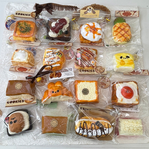Juguetes Blandos <span class=keywords><strong>de</strong></span> Silicona <span class=keywords><strong>de</strong></span> Grado Alimenticio con Forma <span class=keywords><strong>de</strong></span> Tostada, Postre, <span class=keywords><strong>Crema</strong></span> <span class=keywords><strong>de</strong></span> Fresa, Pastel <span class=keywords><strong>de</strong></span> Chocolate, Estilo Occidental, para Niñas y Niños - Product Image 3