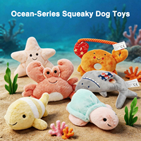 Jouet en peluche interactif et structuré pour soulager l'anxiété des chiens - Matière polyester, design animal de dessin animé, utilisation intérieure/extérieure