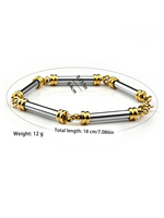 Bracelets en acier inoxydable 304 pour femmes, vente en gros directe d'usine, bracelets bicolores adaptés à un usage quotidien