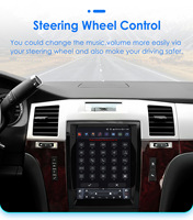 Estéreo de coche Android CARUPEZ de 9,7 pulgadas para Cadillac Escalade SLS 2007-2014 navegación Vertical estilo Tesla GPS DSP 1 año de garantía
