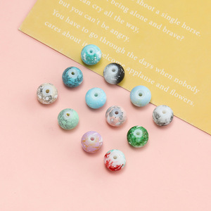 Imitation Jade Glass Beads 8mm Round Loose Beads For <b>Bracelet</b> Making DIY Jewelry Accessories Necklace Beads <b>Matching</b> Beads - Product Image 4