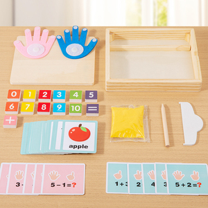 ของเล่นไม้เสริมพัฒนา<span class=keywords><strong>การ</strong></span>ทางคณิตศาสตร์แบบมอนเตสซอรี่ สำหรับเด็กปฐมวัย ฝึกการวาดภาพด้วยทราย ฝึกการบวก <span class=keywords><strong>ลบ</strong></span> ด้วยนิ้วมือ ใช้เป็นสื่อการสอนสำหรับเด็กอนุบาล - Product Image 4