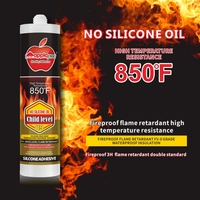 Sealant Silikon Tahan Api Suhu Tinggi untuk Konstruksi Pintu Jendela, Panel Insulasi Api, dan Penyegelan Kedap Air