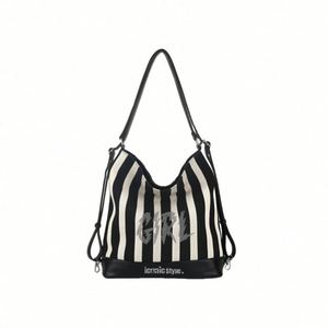 Offres Spéciales – Sacs en Toile Rayés Grande Capacité à Prix Fabricant Abordable – Sacs de Courses Réutilisables avec Logo Personnalisé en Gros - Product Image 1