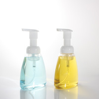 Fabricant Fournitures 300ml PET Transparent Mousse Lisse Visage Lavage des Mains Désinfectant Pompe Moussante Bouteille de Savon Liquide