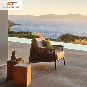 <span class=keywords><strong>Coin</strong></span> de canapé en aluminium de bonne qualité Ce ensemble de Patio extérieur moderne meubles d'extérieur - Product Image 4