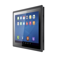 15 pouces carré taille 3mm lunette style intégré moniteur industriel étanche IP65 OEM haute luminosité écran tactile panneau d'affichage