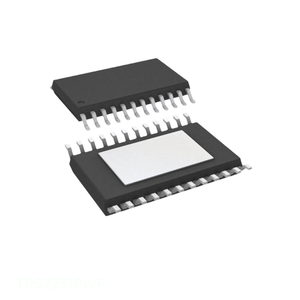 TPS2231PWP 24 PowerTSSOP (0.173 นิ้ว, ความกว้าง 4.40 มม.) ชิ้นส่วนอิเล็กทรอนิกส์ อุปกรณ์จัดการพลังงาน (PMIC) ไอซี PWR SWITCH 24HTSSOP - Product Image 1