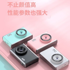 Y25 Digital Retro Camera 60mm Focal Length CCD Sensor Portable Entry Level Pink White Sports Photography - Product Image 4