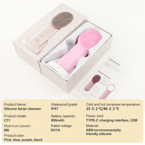 Produits de beauté intelligents : Appareil facial rechargeable pour un nettoyage en profondeur et un soin ciblé des pores <span class=keywords><strong>Brosse</strong></span> <span class=keywords><strong>nettoyante</strong></span> faciale en silicone - Product Image 6