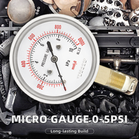 Manomètre à capsule à diaphragme YE60 2,5 pouces 0-5 psi pour gaz, jauge de pression 2,5 %, prix avantageux, garantie 3 ans