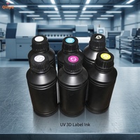 Qinyu 1000ML TPU UV untuk Pencetakan Digital Elastisitas Tinggi Fleksibel dengan Warna Cerah pada Pencetakan Kemasan
