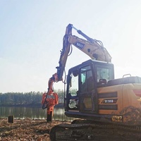Marteau vibrant monté sur excavatrice KN150 Marteau vibrant Pilote de pile Marteau vibrant hydraulique Pilote de pile pour excavatrice