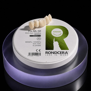 Rondcera Pro-ML 5D, Zirconia Multicapa en Blanco, Degradado de Color Natural para Dientes Cosméticos Estéticos - Product Image 4