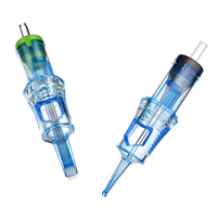 Aiguilles de maquillage permanent pour sourcils en acier inoxydable 316 jetables en gros, cartouche d'aiguilles de tatouage stérilisées à 100 % au gaz EO, OEM