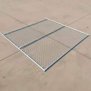 Panneaux de clôture temporaire en PVC enduit et galvanisé, faciles à assembler, pour <span class=keywords><strong>allée</strong></span> de villa et usage extérieur - Product Image 1