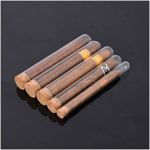 QJ Glass Cigar Tubes 25x150mm With Cork Stopper Moisture Proof For Humidification Storage - Product Image 5