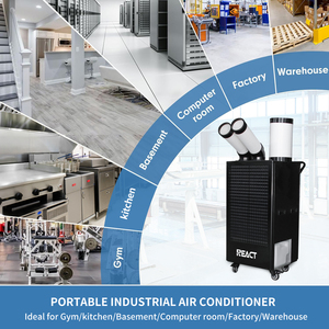 <span class=keywords><strong>Aire</strong></span> Acondicionado Portátil <span class=keywords><strong>de</strong></span> 110V/60Hz y 15000 BTU para Estados Unidos, Enfriador Industrial Portátil - Product Image 6