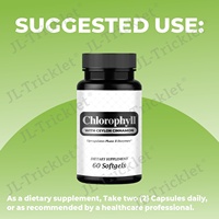 Les capsules de chlorophylle de la nature de supplément OEM aident à soutenir les fonctions de nettoyage du sang du corps et renforcent le système immunitaire