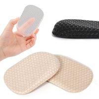 Semelle invisible en gel nid d'abeille pour talon, pour chaussures à talons hauts, souple, résiliente, auto-adhésive, ajustement de taille, demi-pointure