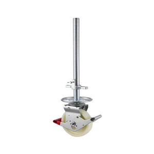 LFC EN1004 1200Kg Tải Công Suất 200Mm Đường Kính PA Giàn Giáo Bánh Xe Với Phanh Cho Điện Thoại Di Động <span class=keywords><strong>Kwikstage</strong></span> Giàn Giáo Tháp - Product Image 1