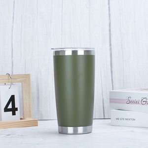 20oz Outdoor Picnic Car Tumbler Anti Spill sealed Lid Thermal Cold Drink Mug - Product Image 3