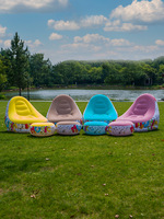 Personnalisé paresseux Silla gonflable extérieur pompe à air salon canapé-lit gonflable film chaise canapé adulte Relaxation siège ensemble