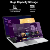 14.1 Inch Portable Gaming Laptop AMD A9 9400 16GB RAM 1TB SSD 4 Hours Gaming Time Cooling Fan Students Home Laptop
