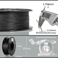 TINMORRY Filament d'imprimante 3D 1.75mm Filament PETG écologique PLA/ABS/PETG/ASA/TPU 1KG/ROLL tiges en plastique TPU-GF