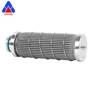 Cartuchos de filtro de Metal poroso sinterizado personalizados lavables Cartuchos de filtro plisado de malla Sus316 Filtro de malla metálica plisado - Product Image 3