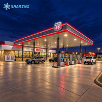 Panneau d'affichage LED extérieur personnalisé pour prix de carburant, norme américaine, enseigne pylon pour station-service et magasin de proximité, pour Phillips 66