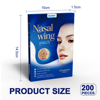 Patch Nasal NASAL WING pour la respiration assistée, favorisant le sommeil, renforçant la résilience et prévenant le retrait facile.