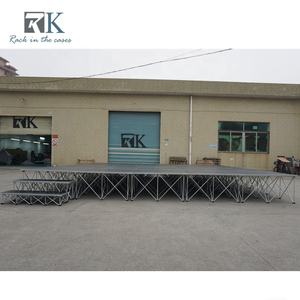 Plateforme de scène en aluminium, carrée, 4 pieds x 4 pieds, pour charges lourdes - Product Image 4