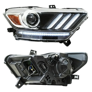 Front Headlight Assembly with LED <b>Daytime</b> <b>Running</b> <b>Light</b> for Ford Mustang GT350 - Product Image 4