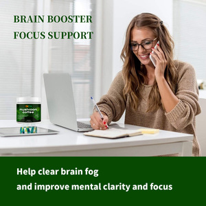 เครื่องดื่มผงกาแฟเห็ดแท้พร้อมส่วนผสมจากธรรมชาติของหลินจือส่งเสริมสำหรับผงสมุนไพรเพื่อการเรียนรู้และพลังงาน - Product Image 6