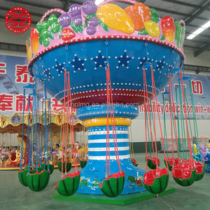 Manège de jeux de fête foraine en plein air, chaises volantes pour enfants, 16 places, à vendre - Product Image 4