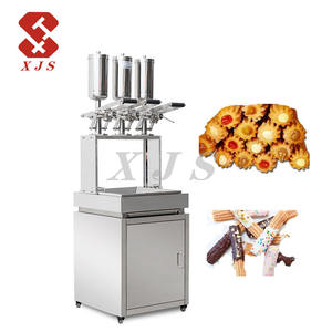 Grande machine de remplissage de churros manuelle à rabais Machine à churro manuelle espagnole Machine à churros et friteuse Machine à beignets d'Espagne - Product Image 1