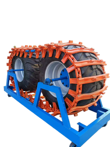 Cadena de acero soldada personalizable para skidder forestal, neumático liso 710/26.5, cadena de bogie 710/26.5 - Product Image 6