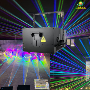 2026ใหม่กันน้ำกลางแจ้ง RGB 80W <span class=keywords><strong>Pro</strong></span> แสงท้องฟ้าโปรเจคเตอร์เลเซอร์ระยะทางไกลแสงเลเซอร์แสง IP65 Pangolin FB4 ILDA - Product Image 2