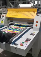 Laminateur à rouleaux hydraulique 720 mm, machine de laminage thermique industrielle avec découpe à la main