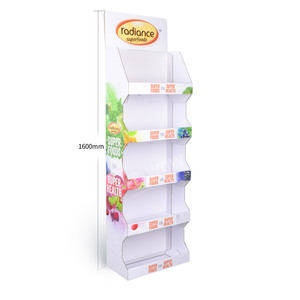 Freistehendes 5-stufiges Display-Rack für Werbung für POS-Karton-Bonbon-Kartoffel <span class=keywords><strong>chips</strong></span> - Product Image 2
