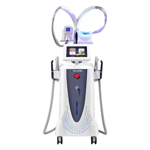 Professional 2 IN 1 EMS Body Sculpt Cryo Therapy Weight Loss Fat Burn Freeze Slimming Cellulite Reduction Emslim Machine