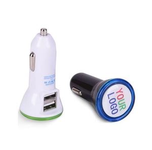 Nouvelle conception 2024, chargeur mural et de voiture portable LED personnalisé pour ordinateur portable, bon marché, prix avantageux, 2 en 1, avec logo - Product Image 1