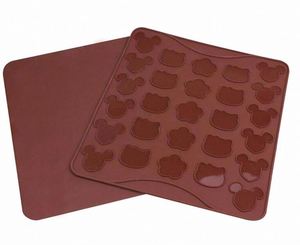 48 Hole Macarons <b>Silicone</b> Mat <b>Baking</b> Mold, <b>Silicone</b> Macaron Kit Pastry <b>Baking</b> Mat and Decorating Piping Pot with 4pcs Nozzles - Product Image 3