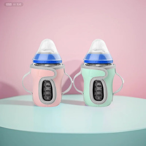 Fundas de Vidrio para Biberones Dr. Natural de Boca Estrecha de 8 oz con Doble Asa, Retención de Calor y Frío, Venta al Por Mayor - Product Image 2