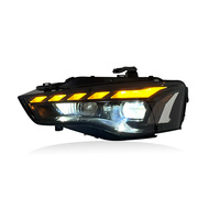 Conjunto de Faros Delanteros Bi-LED de Repuesto para Audi A5 2012-2016 con Señal de Giro Dinámica Secuencial DRL