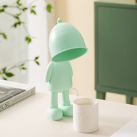 Diffuseur de cire parfumée en résine, modèle MZ-016, en forme de robot, pièce décorative, lampe parfumée pour chambre, lumière à intensité variable, petit modèle d'intérieur