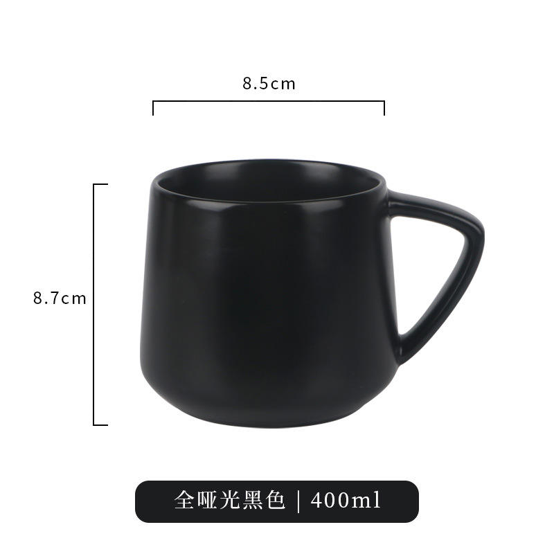 ถ้วยพานพานสีดำด้านทั้งหมด