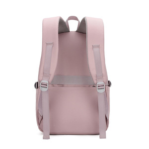 Nouveau sac à dos de loisirs en nylon pour filles, étanche avec fermeture éclair, compartiment pour ordinateur portable, motif dessin animé tendance pour l'école primaire - Product Image 5